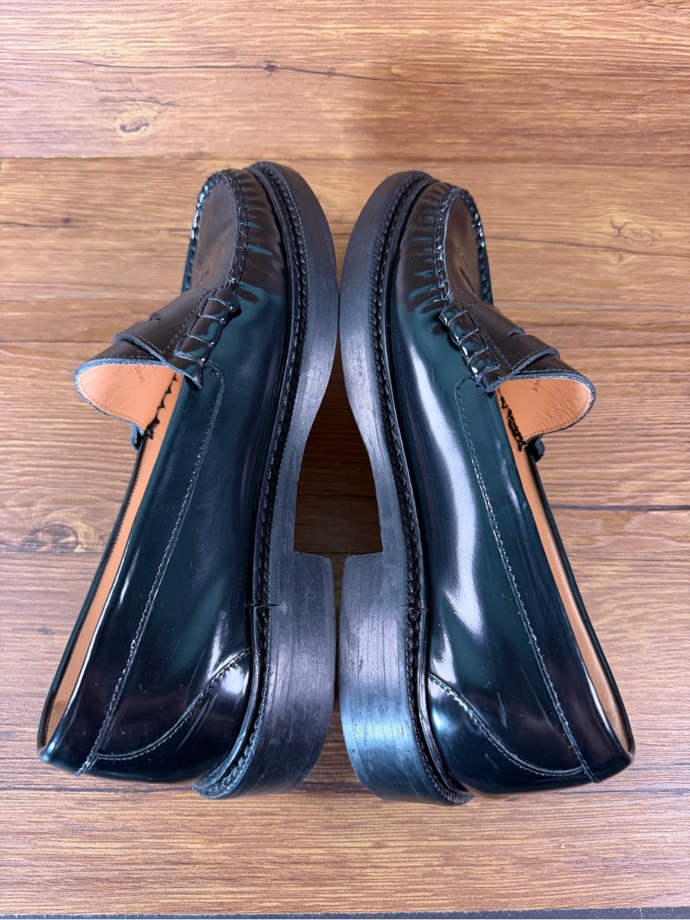 J.Crew Winona Penny Loafers Women’s Size 9 Slip-On Shoes Leather Black - Picture 3 of 11